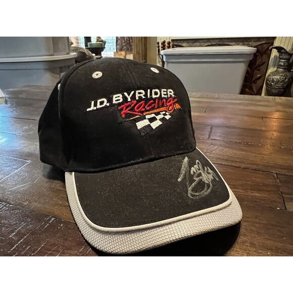 Tony Stewart Autographed Hat J.D. Byrider Racing Nascar - Picture 5 of 9